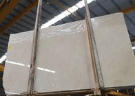 Marmer Cream Jura Beige Ubin, Marfil Marmer Marmer Putih Besar Untuk Kamar Mandi