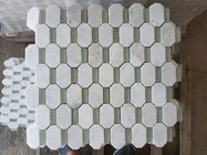 Ubin Marmer Carrara Putih Hexagon Buatan, Hotel White Carrara Hexagon Tile