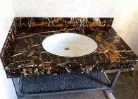 Lempengan Marmer Emas Hitam Portoro, Lempeng Marmer Untuk Kitchen / Bath Worktop