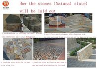 Di luar Blok Paving Stones, Hardite Slate Paver Stepping Stones