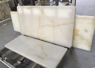 Cream Onyx Natural Marble Tile / Cream Jenis Marmer Lantai Ubin Onyx Untuk Lantai