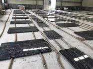 Kekuatan Tinggi Jet Black Solid Granit Worktops Untuk Apartemen Penduduk