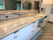 Residential kitchen remodelling Rekayasa yang disesuaikan Quartz Stone Countertops