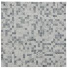 Onyx White Chevron Mosaic Tile, 7 / 8mm Tebal Kamar Mandi Batu Mosaic Tile