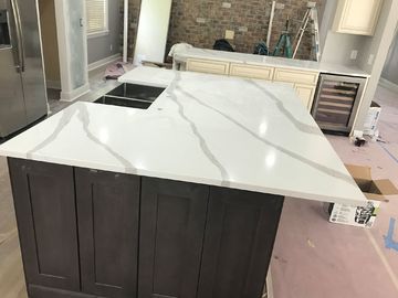 Tidak Ada Pengotor Kesombongan Kuarsa Buatan Untuk Kamar Mandi