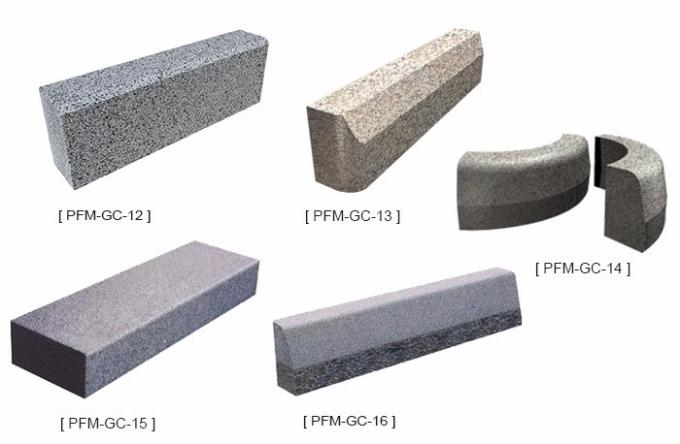 PFM batu alam fanshaped pola batu paving granit